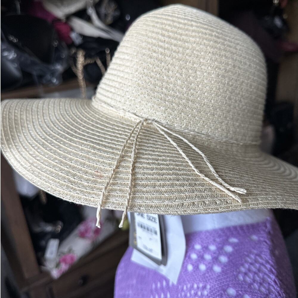 Style & Co Packable Paper Floppy Hat MSRP $38 Size O/S